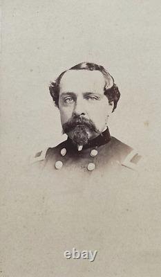 Rare Iteration! CIVIL War Union Brig. General Edward Ferrero Photo CDV 1862