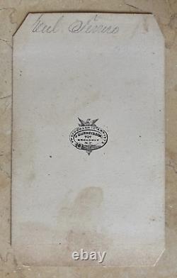 Rare Iteration! CIVIL War Union Brig. General Edward Ferrero Photo CDV 1862