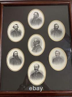 Rare Jackson Forrest Stuart Lee Longstreet Beauregard Johnson Photo Civil War