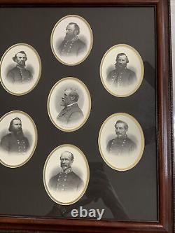 Rare Jackson Forrest Stuart Lee Longstreet Beauregard Johnson Photo Civil War