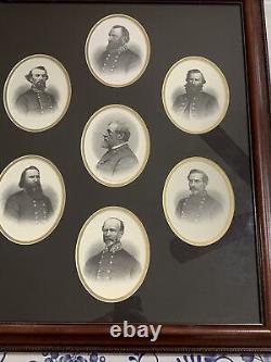 Rare Jackson Forrest Stuart Lee Longstreet Beauregard Johnson Photo Civil War