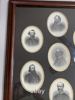 Rare Jackson Forrest Stuart Lee Longstreet Beauregard Johnson Photo Civil War
