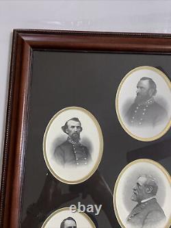 Rare Jackson Forrest Stuart Lee Longstreet Beauregard Johnson Photo Civil War
