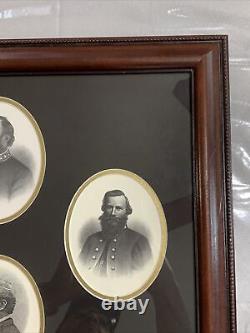 Rare Jackson Forrest Stuart Lee Longstreet Beauregard Johnson Photo Civil War