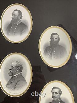 Rare Jackson Forrest Stuart Lee Longstreet Beauregard Johnson Photo Civil War
