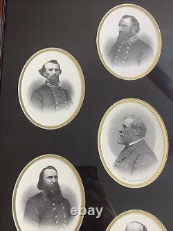 Rare Jackson Forrest Stuart Lee Longstreet Beauregard Johnson Photo Civil War