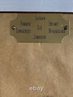 Rare Jackson Forrest Stuart Lee Longstreet Beauregard Johnson Photo Civil War