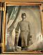 Rare Museum Qlty Tintype Photo Texas Confederate Officer Soldier Original 1860s