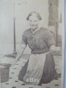 Rare Occupational Female Photographer Civil War Era CDV Antique Photo