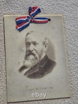 Rare PRESIDENT CIVIL WAR GENERAL JAMES A GARFIELD CELLULOID PHOTO James mitchell