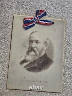 Rare PRESIDENT CIVIL WAR GENERAL JAMES A GARFIELD CELLULOID PHOTO James mitchell