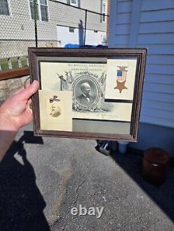 Rare PRESIDENT CIVIL WAR GENERAL JAMES A GARFIELD CELLULOID PHOTO James mitchell