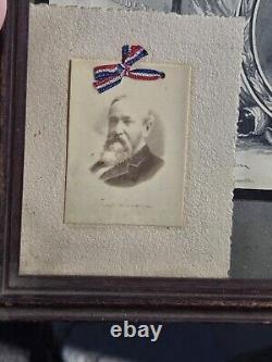 Rare PRESIDENT CIVIL WAR GENERAL JAMES A GARFIELD CELLULOID PHOTO James mitchell
