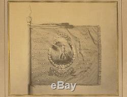 Rare Period CIVIL War Photo 1865 Calvary Flag Tax Stamp Dated