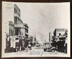 Rare Photograph Of 1865 Virginia City Nevada, Gold Rush And CIVIL War Era