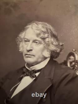 Rare Portrait Photo Massachusetts Senator Charles Sumner Abolitionist Civil War
