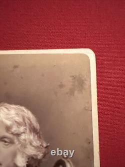 Rare Portrait Photo Massachusetts Senator Charles Sumner Abolitionist Civil War