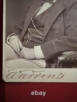 Rare Portrait Photo Massachusetts Senator Charles Sumner Abolitionist Civil War