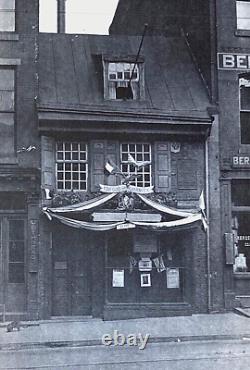 Rare! Revolutionary War Betsy Ross House (1st American Flag) Photo 1913