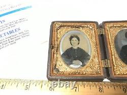 Rare Tin Type Civil War Unidentified Soldier Which Died in Civil War Tintype