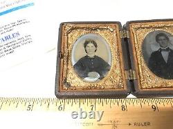 Rare Tin Type Civil War Unidentified Soldier Which Died in Civil War Tintype