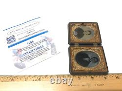 Rare Tin Type Civil War Unidentified Soldier Which Died in Civil War Tintype
