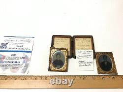 Rare Tin Type Civil War Unidentified Soldier Which Died in Civil War Tintype