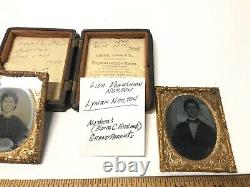 Rare Tin Type Civil War Unidentified Soldier Which Died in Civil War Tintype