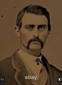 Rare Tintype of a Man Missing an Arm-Possibly Civil War Related