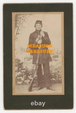 Read! Identified CIVIL War Soldier Infantry Henry Miller Photo F54