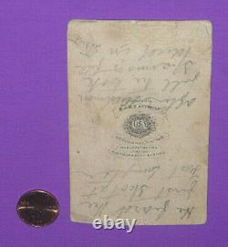 Real Civil War E & H. T. Anthony Edmund Ruffin card Confederate fired 1st shot