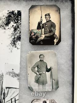 Reproduction Civil War Tin Types, Photo & Original 1864 Arms Receipt