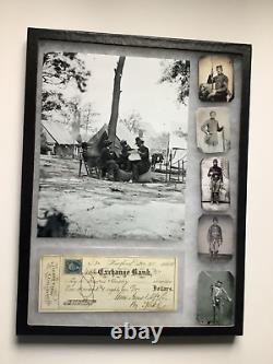 Reproduction Civil War Tin Types, Photo & Original 1864 Arms Receipt