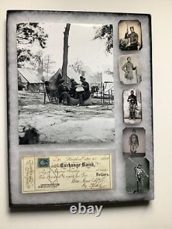 Reproduction Civil War Tin Types, Photo & Original 1864 Arms Receipt