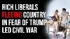 Rich Liberals Fleeing The Country In Fear Of Trump Led Civil War