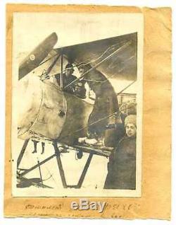 Russian Civil War Red Air Force Airplane Sopfir Real Photo 1920 Signed