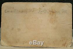 Scarce Gettysburg CIVIL War Codori House Pickett's Charge Robert E Lee CDV Photo