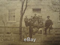 Scarce Gettysburg CIVIL War Codori House Pickett's Charge Robert E Lee CDV Photo