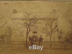 Scarce Gettysburg CIVIL War Codori House Pickett's Charge Robert E Lee CDV Photo