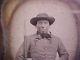 Superb Confederate Civil War 1/4 Plate Ambrotype Photograph Withrifle, Pistol, Etc