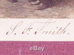 Samuel Francis Smith Author My Country,'tis Of Thee Signed CIVIL War CDV Photo