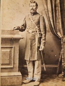 Samuel Westover 1st Illinois Light Artillery Co E Civil War Soldier CDV