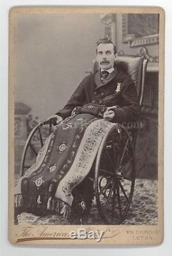 Scarce Gar Photo London England Branch CIVIL War Veteran