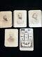 Set Of 5 Original Civil War Confederate Generals Carte De Visites Lot 1