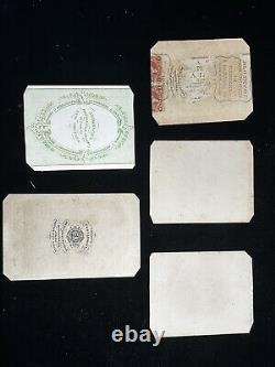 Set Of 5 Original Civil War Confederate Generals Carte De Visites Lot 1