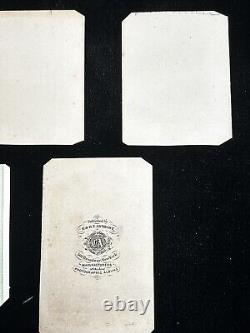 Set Of 5 Original Civil War Confederate Generals Carte De Visites Lot 1