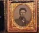 Sixteenth Plate Tiny Tintype In A Full Split Case Of A Young Union Soldier Rare