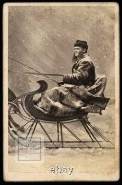 Snow Scene ID'd Civil War Confederate Vet in Saint Louis Missouri Dated 1881