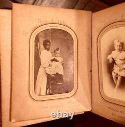 Southern Album & 44 Photos Many ID's + Civil War CSA Vet Murder Black Girl 1860s