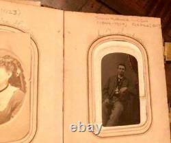 Southern Album & 44 Photos Many ID's + Civil War CSA Vet Murder Slave